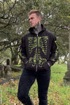 Zombie Rot Skeleton Zip Hoodie