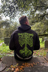 Zombie Rot Skeleton Zip Hoodie