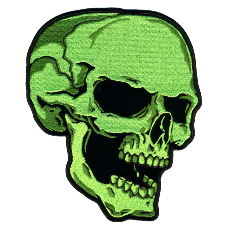 skull green looking right