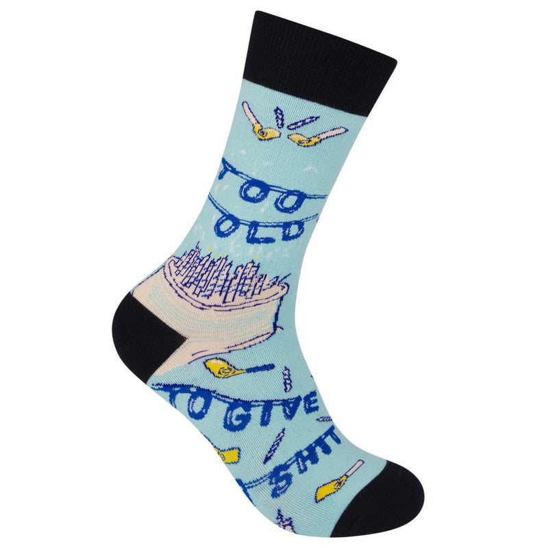 Too Old to Give A Shit Socks
