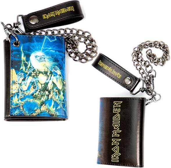 Iron Maiden Live After Death Trifold Wallet w/chain