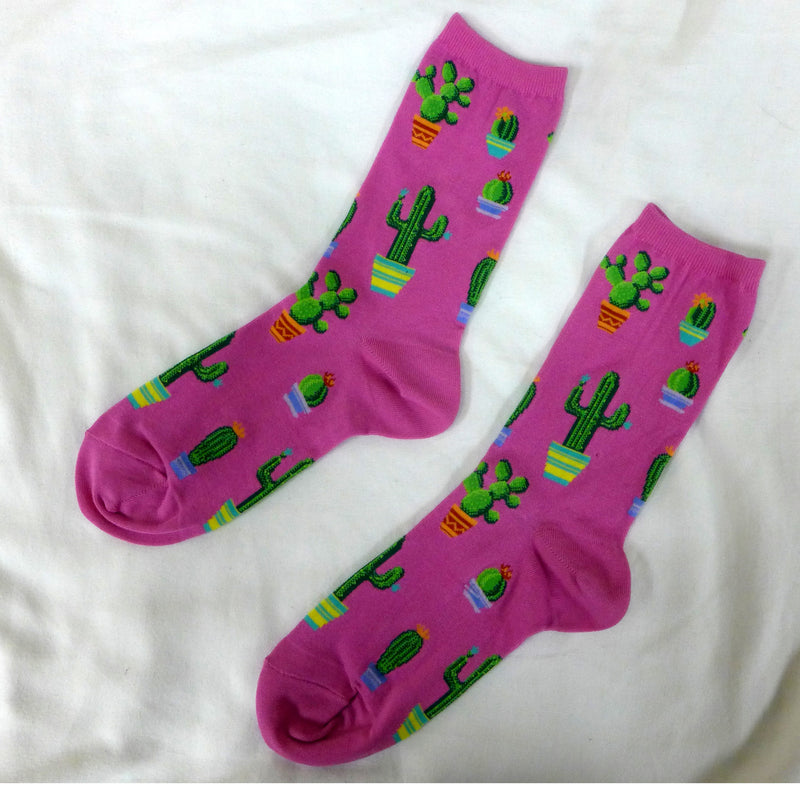 Cactus-Pink Socks