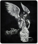 Sullen Fallen Angel Sherpa Throw