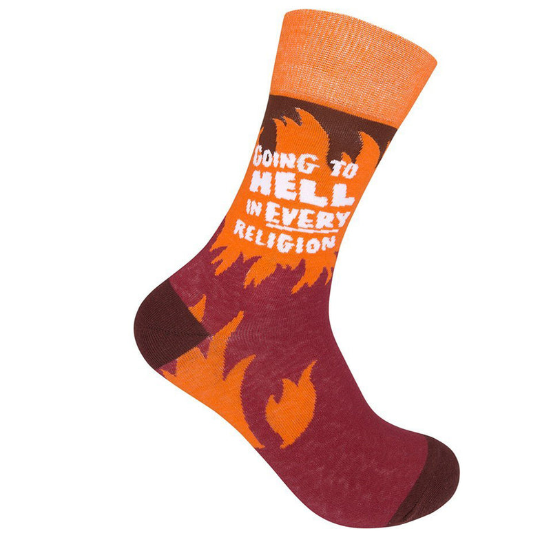Going to Hell in Every Religion Socks