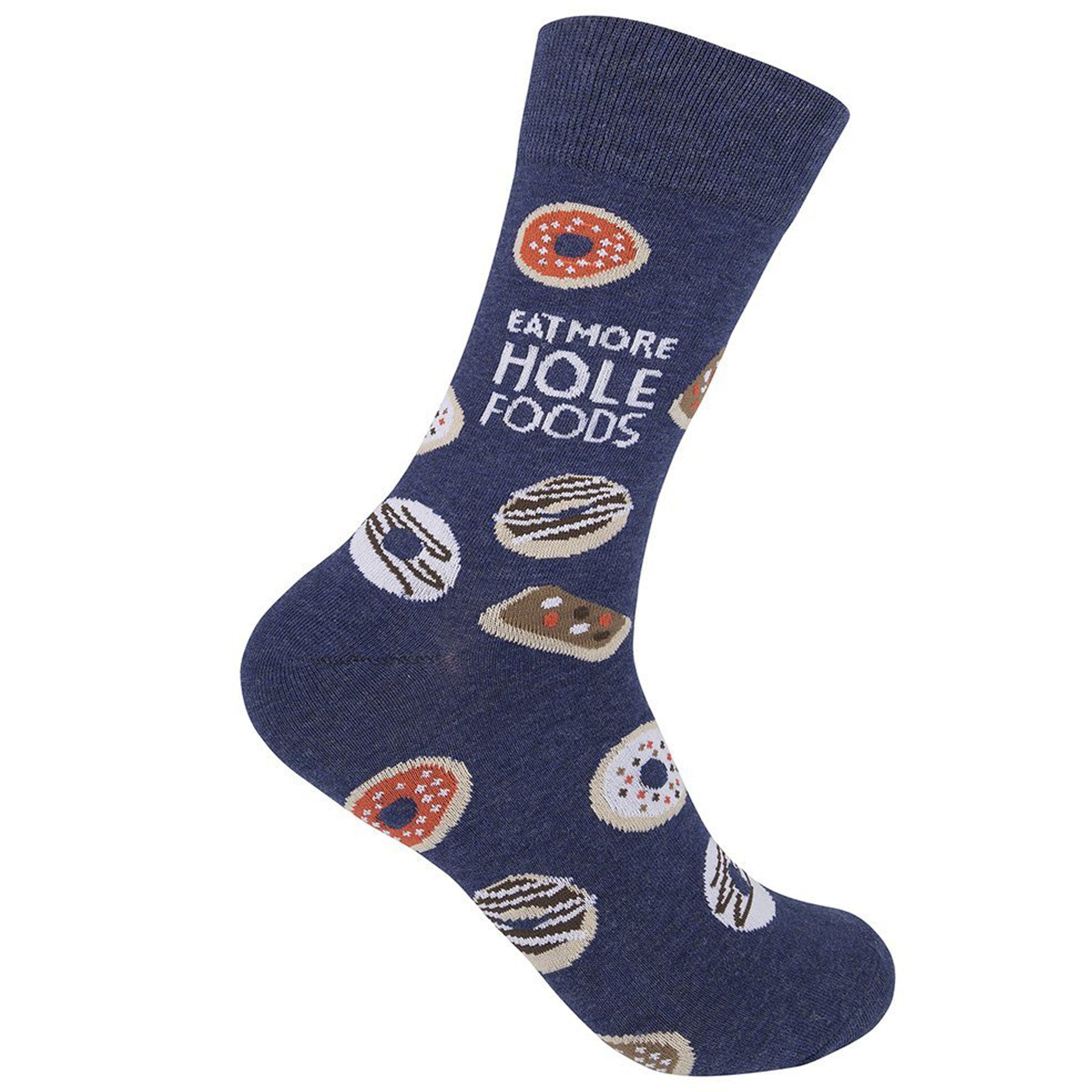 Eat More Hole Foods Socks