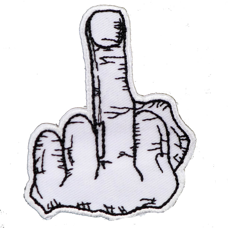 Middle Finger White
