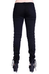 Corset Style Black Skinny Jeans