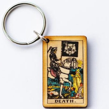 Death Tarot Key Chain