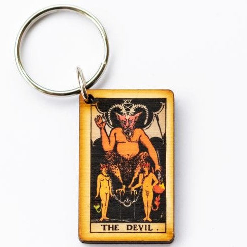 Devil Tarot Key Chain