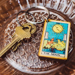 The Moon Tarot Key Chain