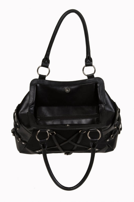 Stand Still Black Pentagram Bag