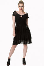 Pitch Black Dress (Spiderweb)