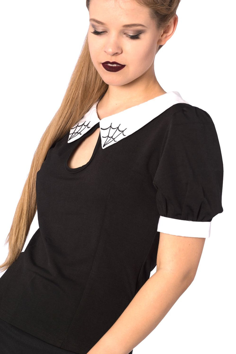 Web Collar Top