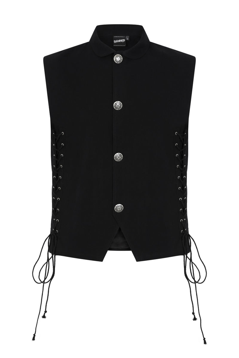 Egbert Waistcoat Lace Side Vest