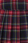 Black Tartan Mini Skirt