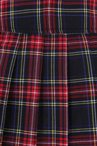 Black Tartan Mini Skirt