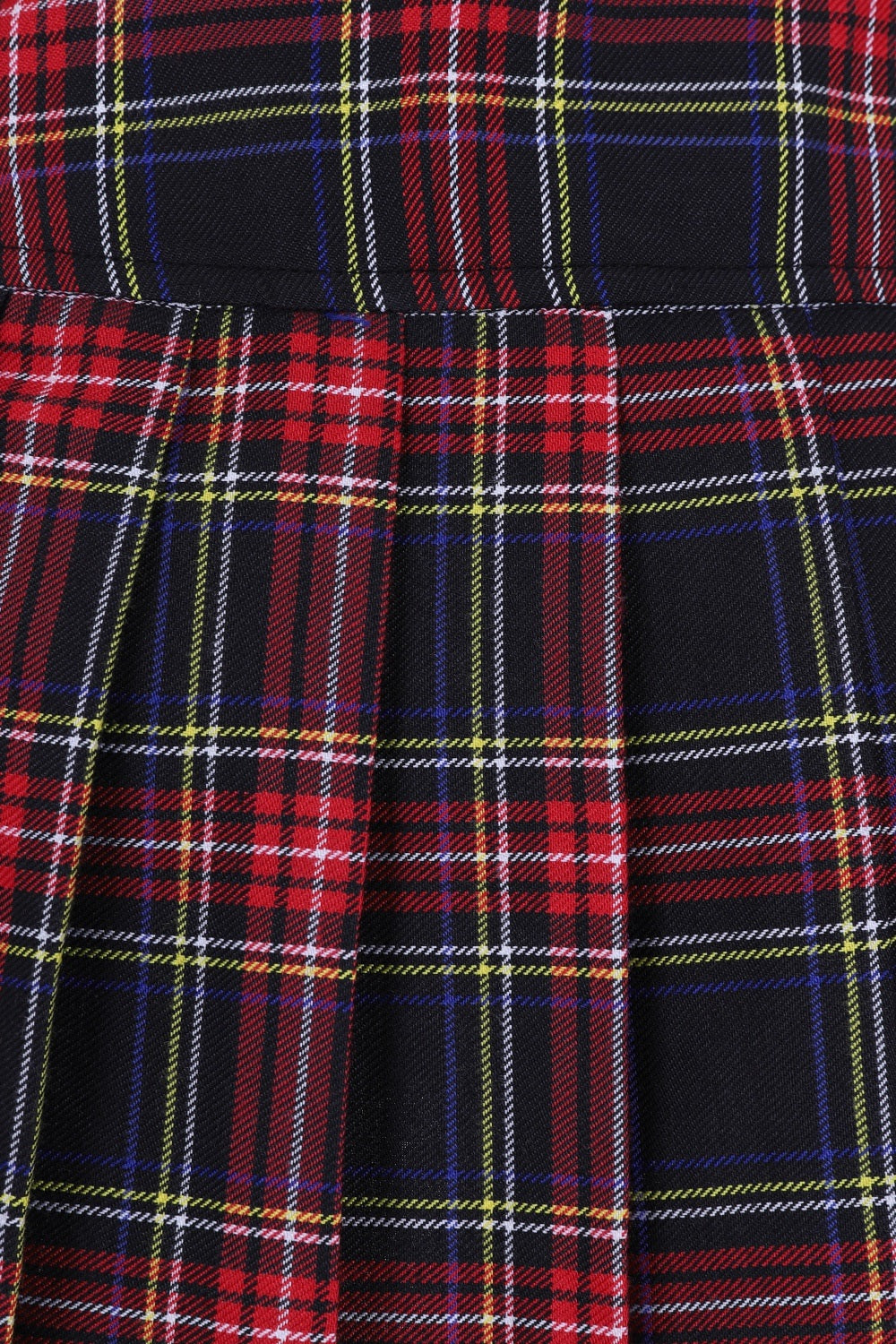 Black Tartan Mini Skirt
