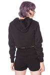 Thunderbolt Cropped Hoodie