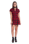 Tartan Night Zip Dress