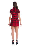 Tartan Night Zip Dress