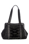Anemone Black Corset Bag