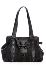 Maplesage Black Bow Skull Bag