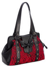 Maplesage Red Bow Skull Bag