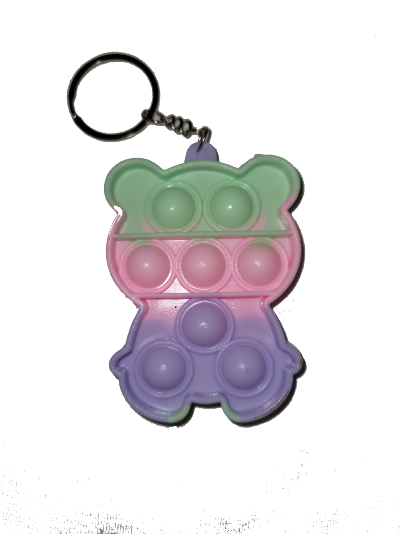 Bear Fidget Popper Keychain