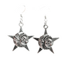 Moon & Sun on Star Earrings