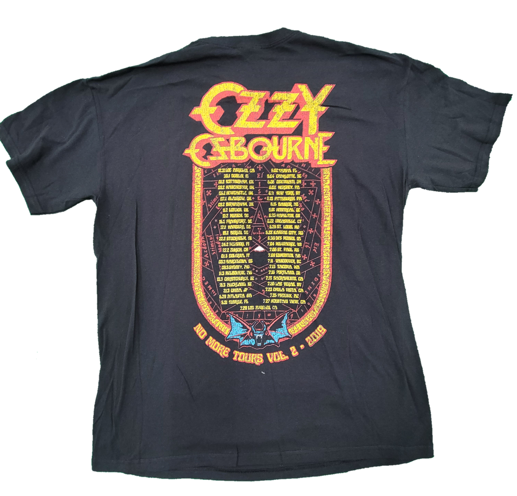 Ozzy Osbourn No More Tours Shirt