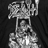 Death Scream Line Art B/W