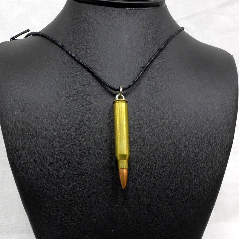 Bullet Necklace large brass