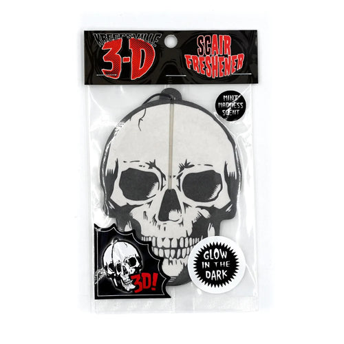 3D-Glow in Dark Skull Air Fre