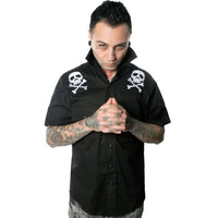 Harlock Skull & Bones Western Shirt