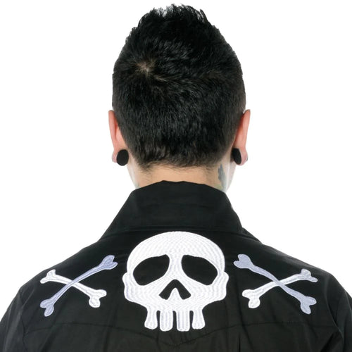 Harlock Skull & Bones Western Shirt