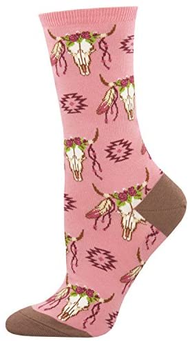 Steer Clear Pink Women's Socks