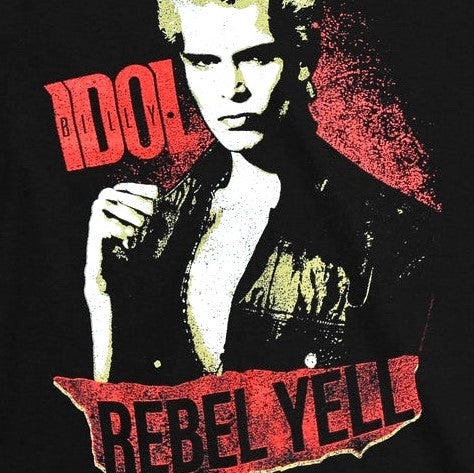 Billy Idol Rebel Yell Red Shirt