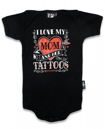 I Love My Mom & Her Tattoos Onesie