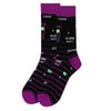 Arcade Purple Socks