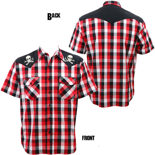 Chaos Western Red/Black Plaid