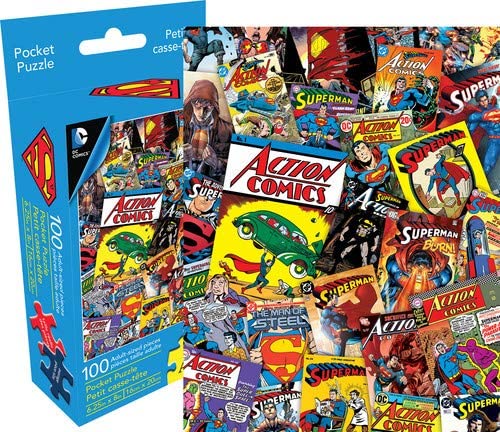 Superman Collage Pocket Puzzle