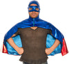 Metallic Superhero Cosplay Cape and Mask