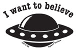 Mini-I Want to Believe Sticker