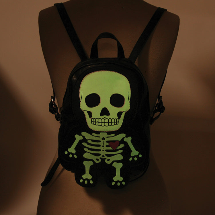 Glow in Dark Skeleton Backpack