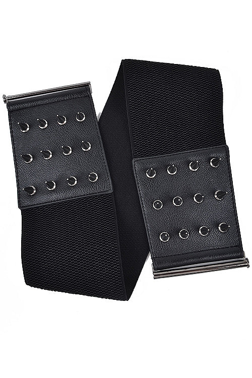 Stretch Belt with Spikes