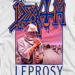 Death Leprosy on White T-Shirt