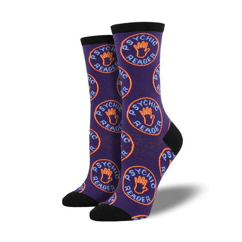 Psychic Reader Women's Socks - Purple