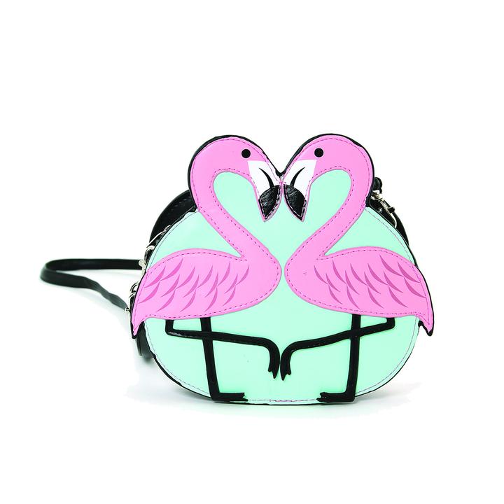 Pink Flamingo Love Crossbody