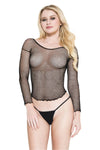 Fishnet Top Black