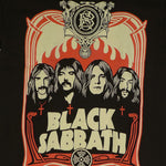 Black Sabbath Red Flames